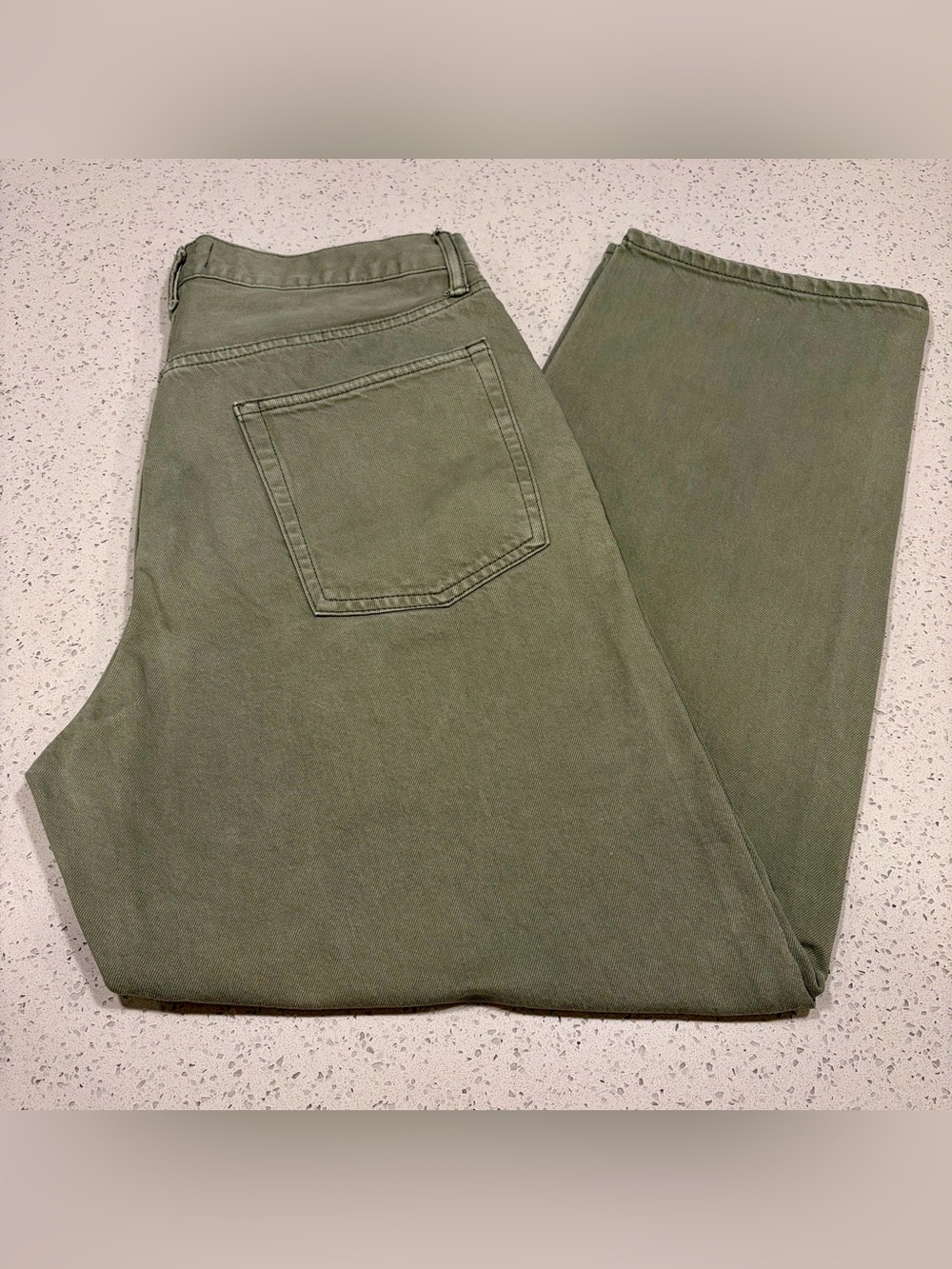 GAP Men's Baggy Jeans in Faded Green